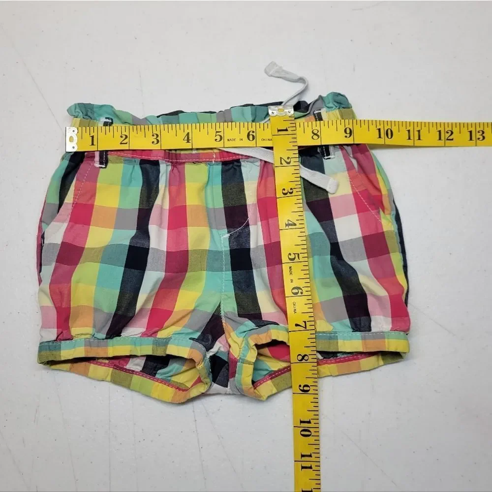 Girls Mint Polo Top by Ralph Lauren and Gap Plaid Shorts Cotton Size 3T